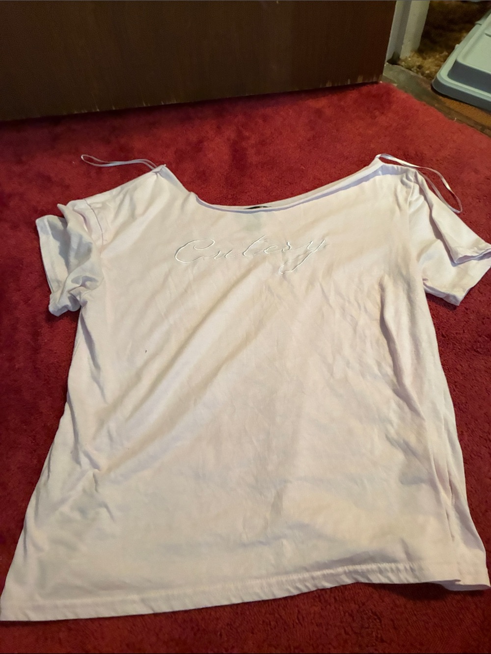 Streetwear Society Light Pink Short Sleeve Women's Top